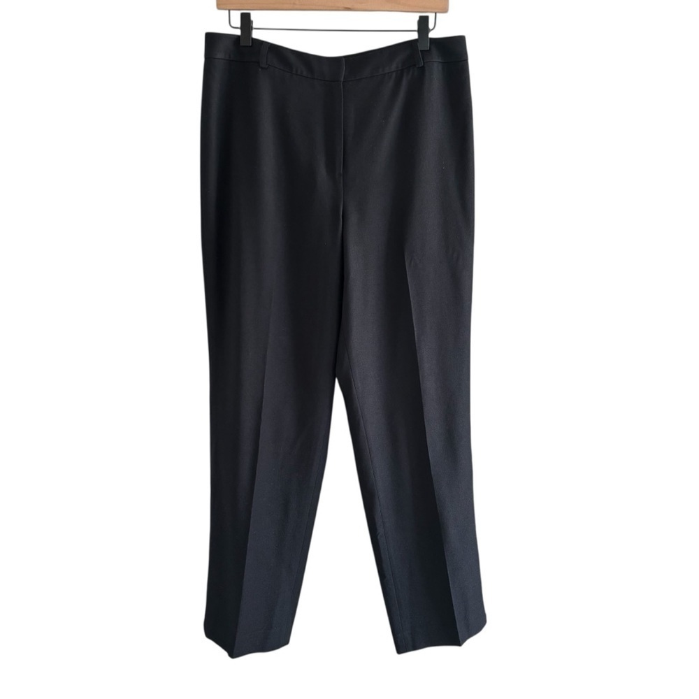 Talbots Wool Blend Trouser Pants Lined Stretch Fabric Office Workwear Size 12